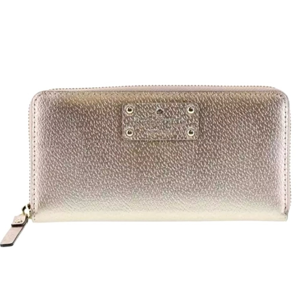 KATE SPADE New York Wellesley Neda
Rosegold Leather Zip Around Wallet Cl…